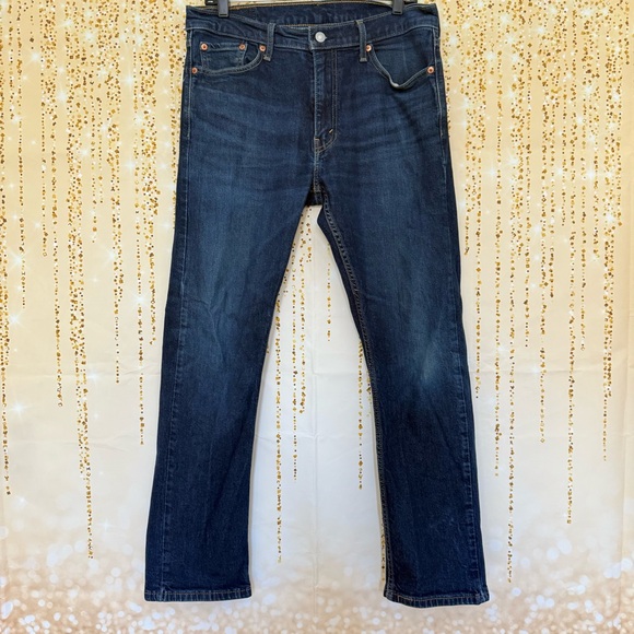 Levi's Men's Deep Blue Straight Jeans 33x30 - Picture 1 of 4